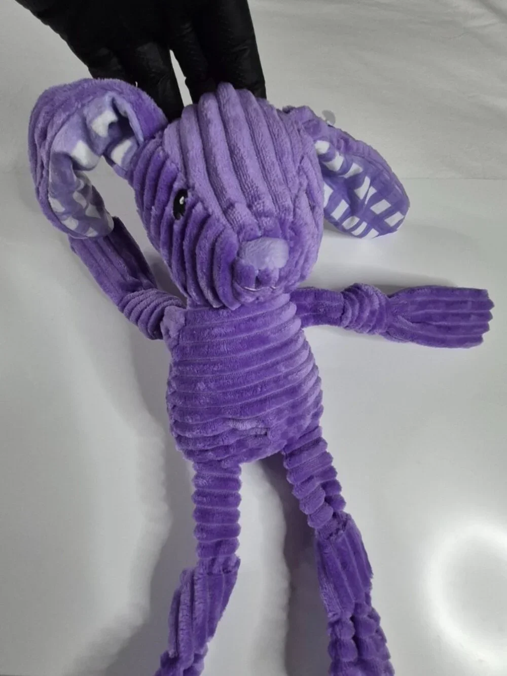 Vibrant Life Ribbed Easter Bunny Dog Toy, Purple, 15